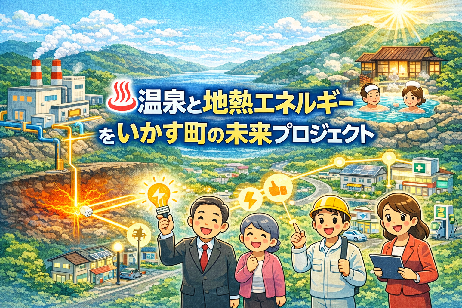 メディア画像: 西伊豆の温泉と地熱エネルギーをいかす町の未来プロジェクト