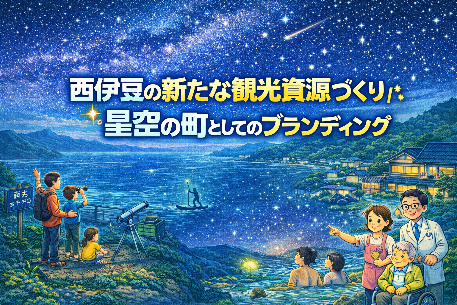 Media picture: 西伊豆の新たな観光資源づくり/星空の町としてのブランディングを考える